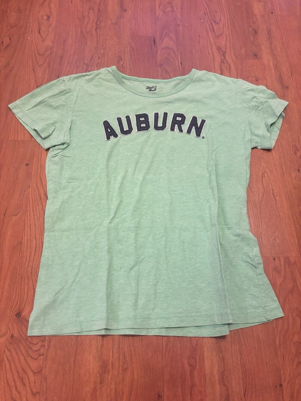 Banner Supply Co Auburn Y2K Green Tee shirt Size Large